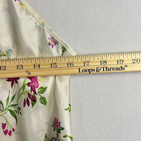 Garden Girl Feminine Romantic Maidenform Lingerie Floral Nighty Slip - size M - Picture 9 of 12